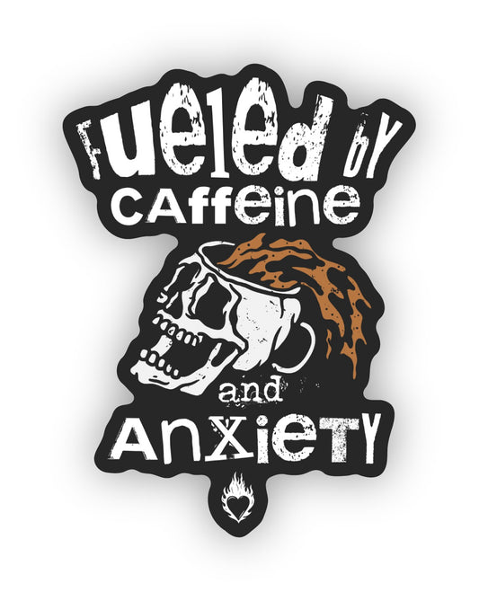 Caffeine and anxiety sticker